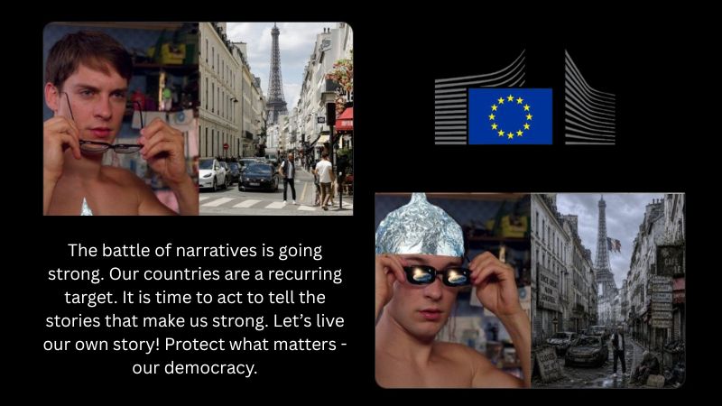 En gengivelse af EU-Kommssionens opslag på X. Du finder et link til det oprindelige opslag nederst i artiklen.